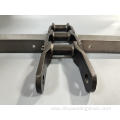 Stainless steel welded bent plate chain